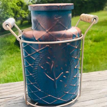Celtic Inspired Tree - Glass Vase - Wire - Wooden..