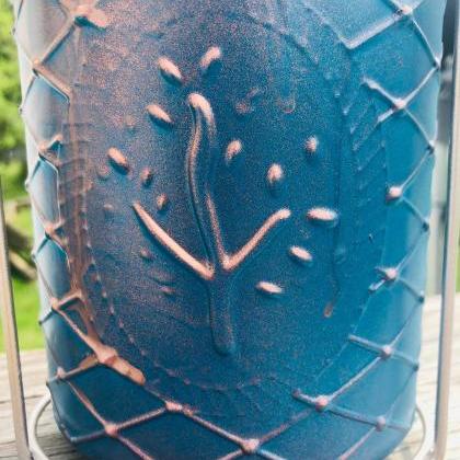 Celtic Inspired Tree - Glass Vase - Wire - Wooden..